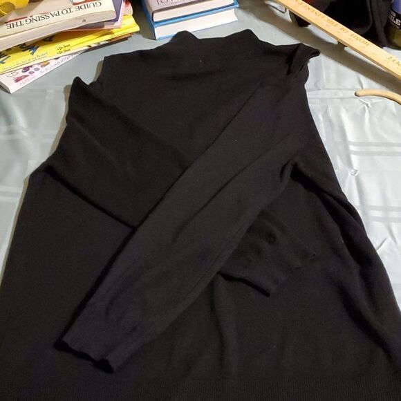 Cozy Casual woman mock neck sweater 3x black - Picture 5 of 5